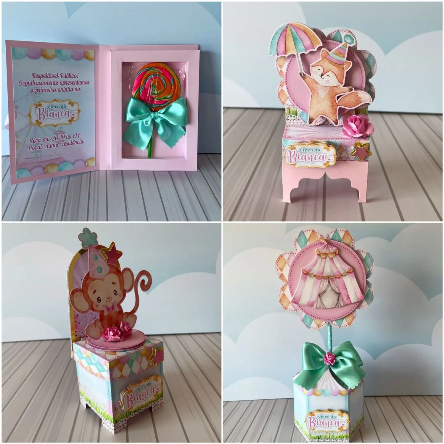 Arquivo Circo Rosa Aquarela - Luxo Supremo - Lina Criativa 3