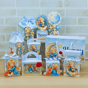 Arquivo Pequeno Príncipe Luxo Clean Aquarela