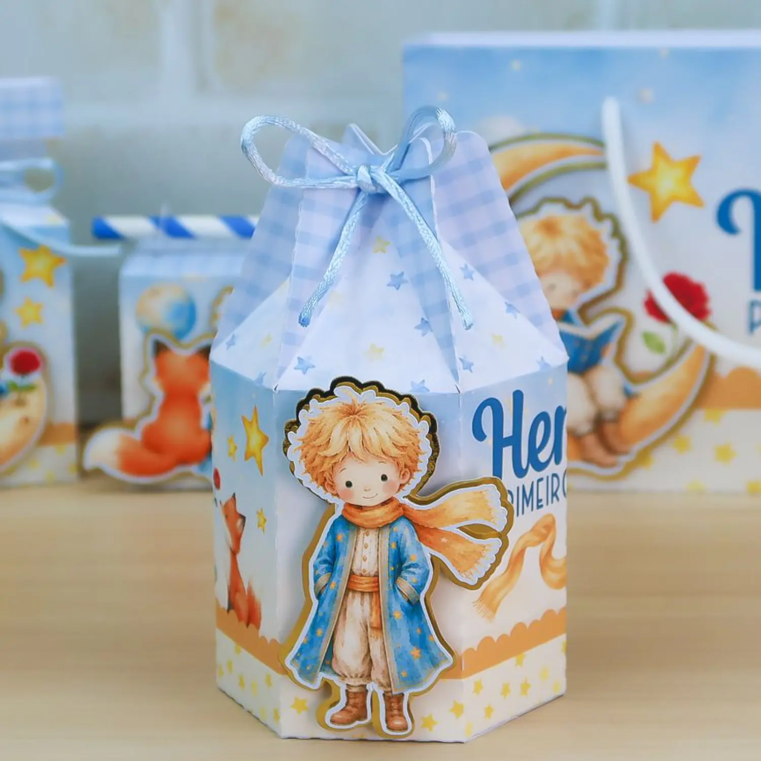 Arquivo Pequeno Príncipe Luxo Clean Aquarela 3