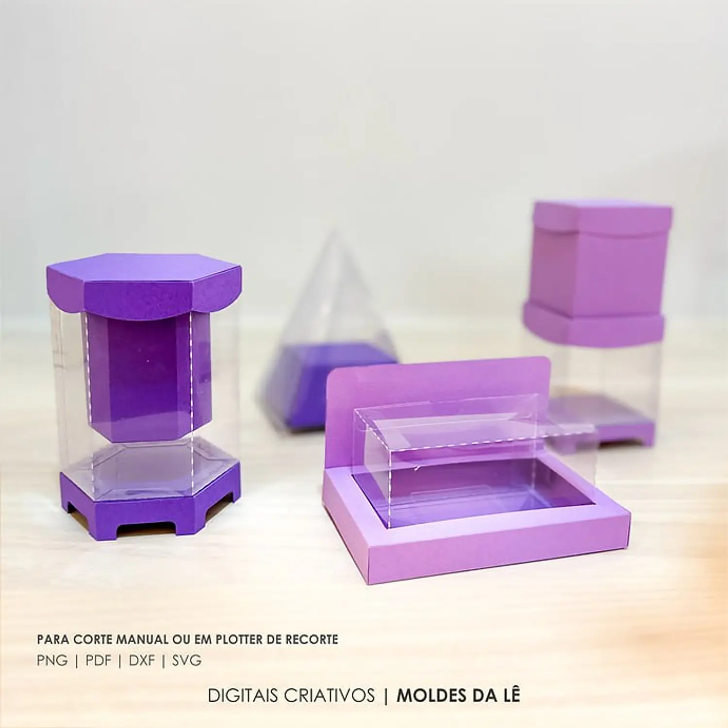 Arquivo Pack Caixas Cristal