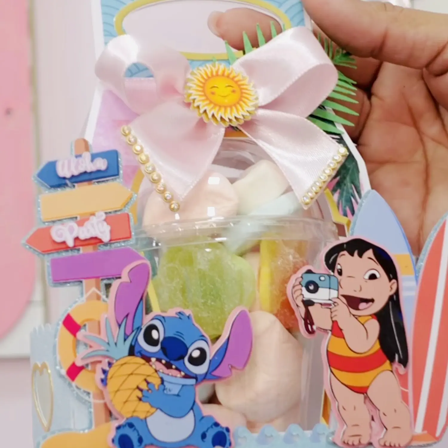 Arquivo Porta Copo Da Felicidade Lilo e Stitch - Pdf e Studio 2