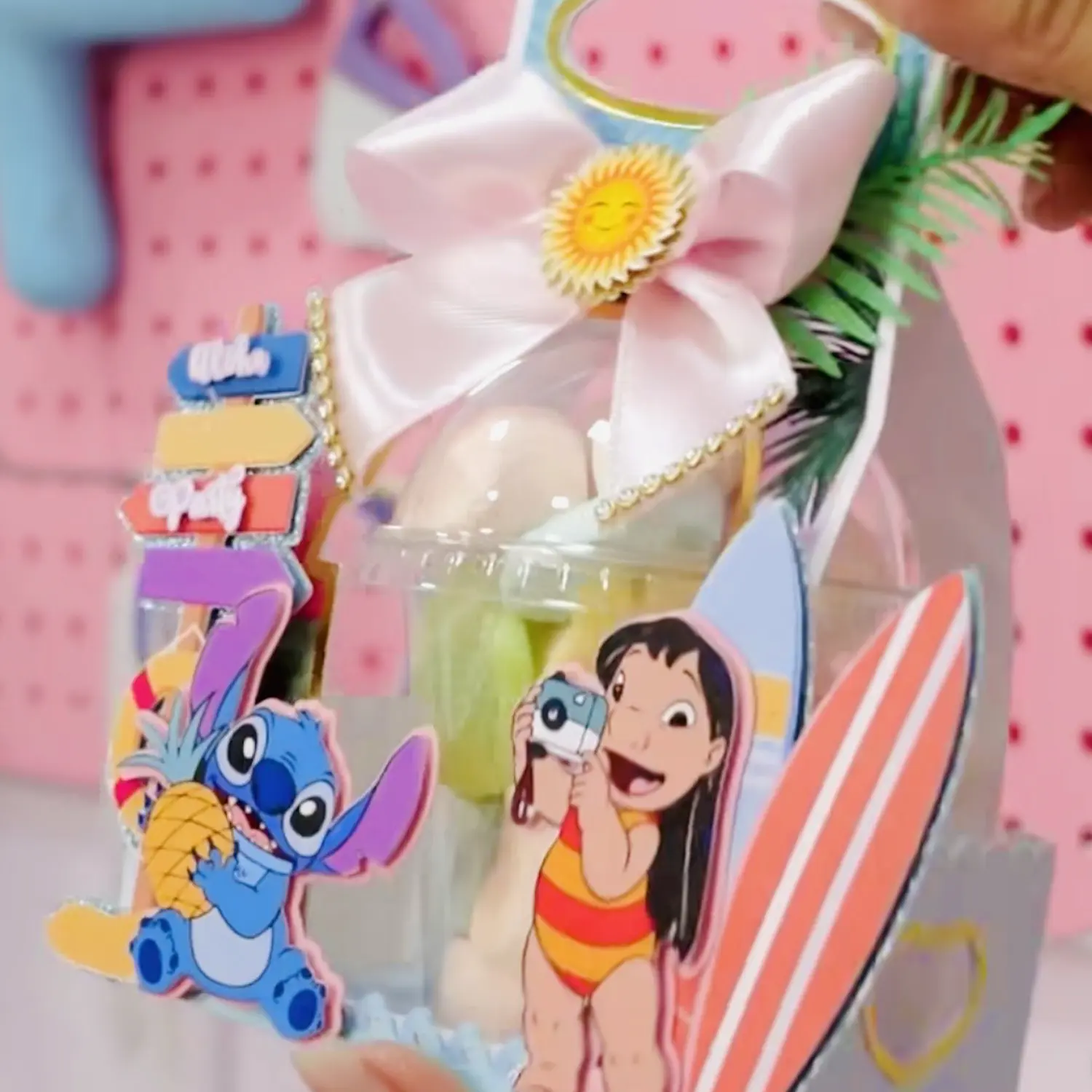 Arquivo Porta Copo Da Felicidade Lilo e Stitch - Pdf e Studio 3