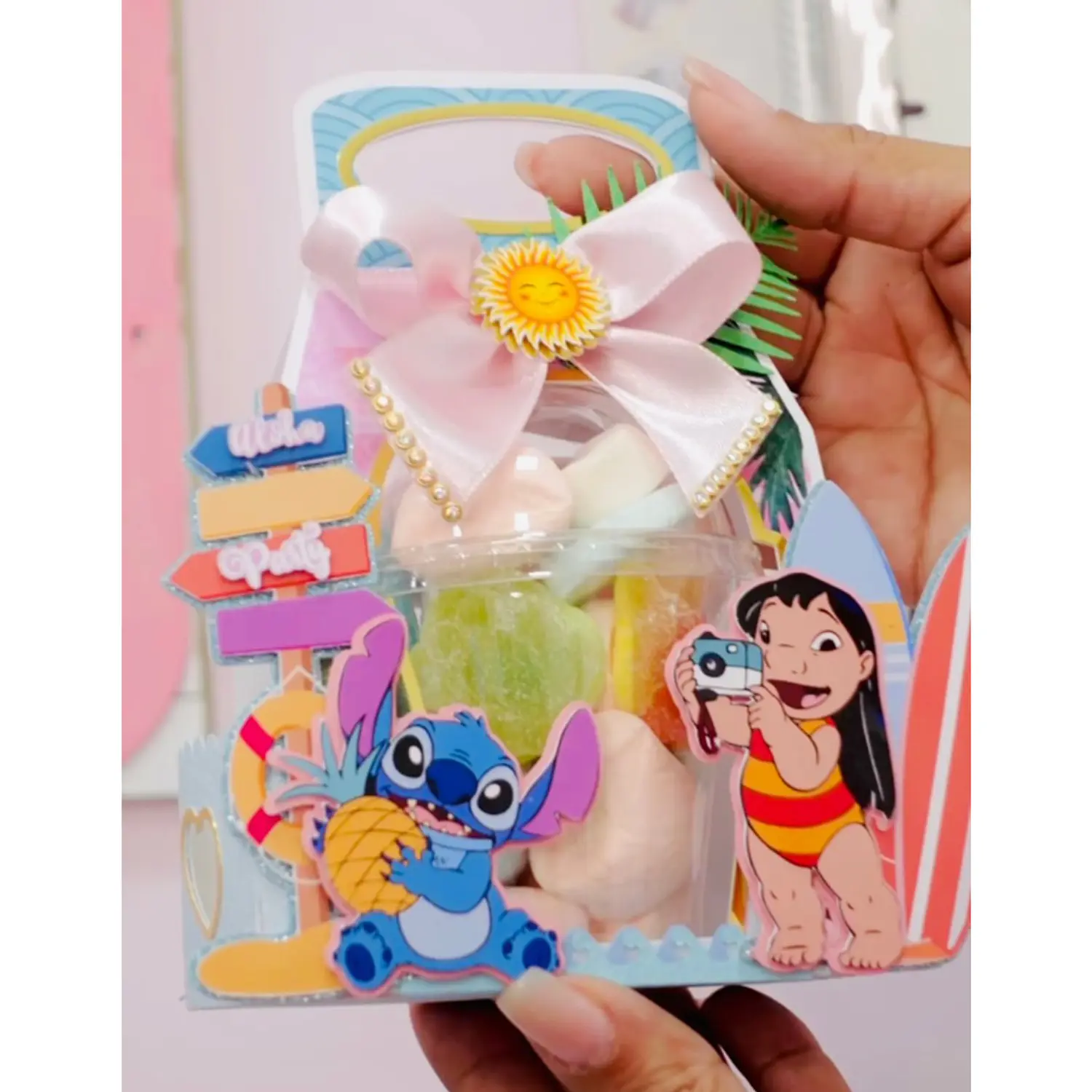 Arquivo Porta Copo Da Felicidade Lilo e Stitch - Pdf e Studio 1