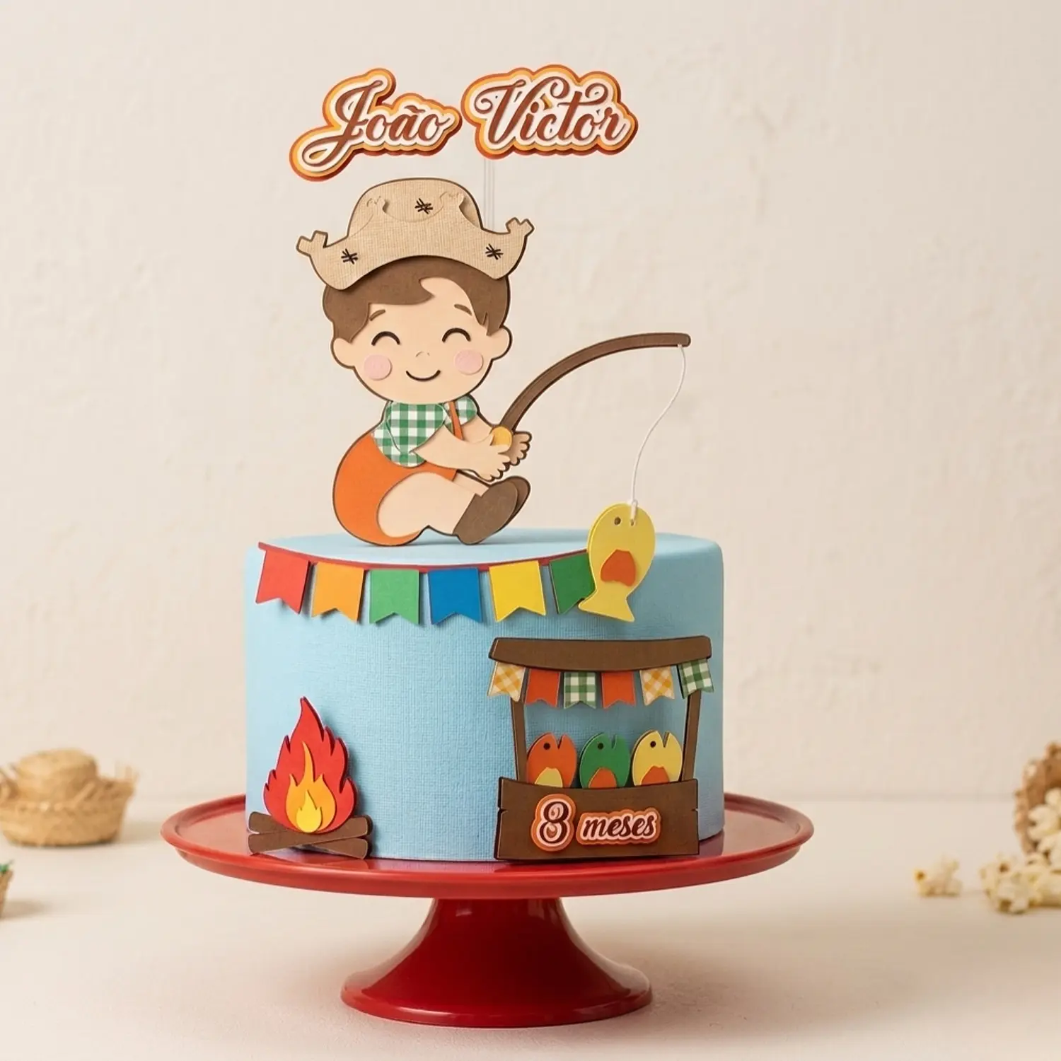 Arquivo Topo Bebê Menino Pescaria - Festa Junina  2