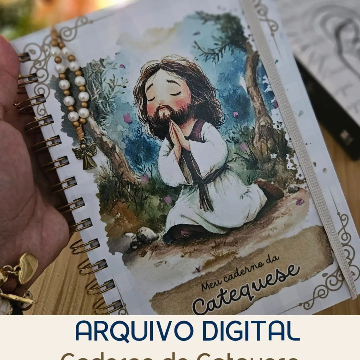 Encadernação Caderno Catequese 5 Capas 1