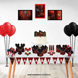 Arquivo Kit Só Um Bolinho Homem Aranha - Pdf e Studio
