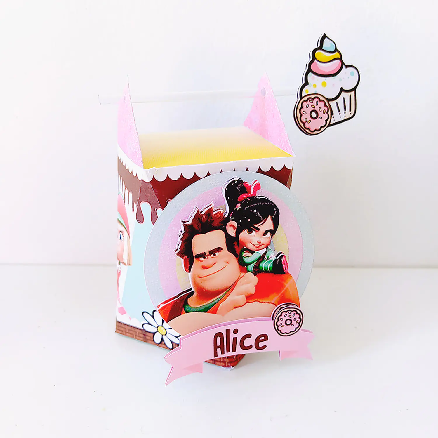 Arquivo Kit Só Um Bolinho Detona Ralph - Venellope - Pdf e Studio 6