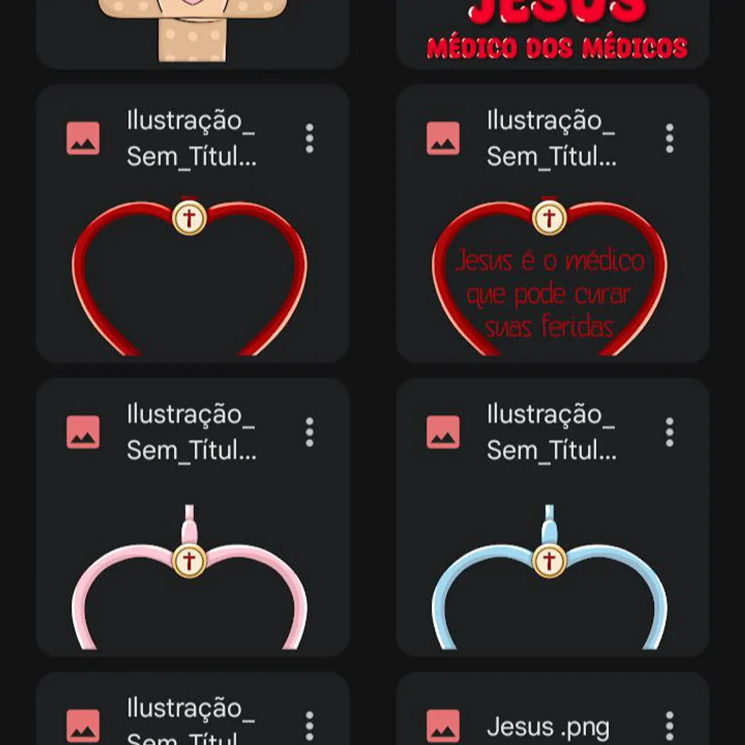 Kit Digital Jesus Médico dos Médicos  - Png 4