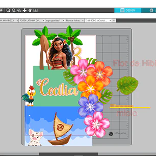Arquivo Topo Moana Com Flores Realistas - Studio