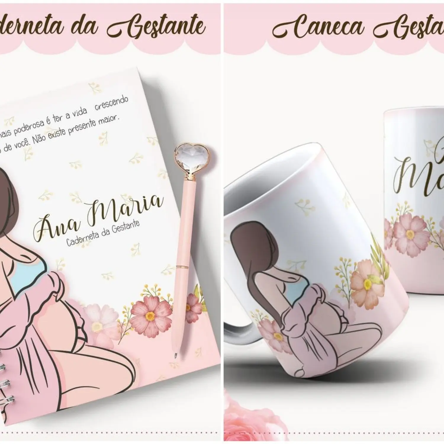 Encadernação Kit Caderneta Da Gestante - Lina Criativa 6