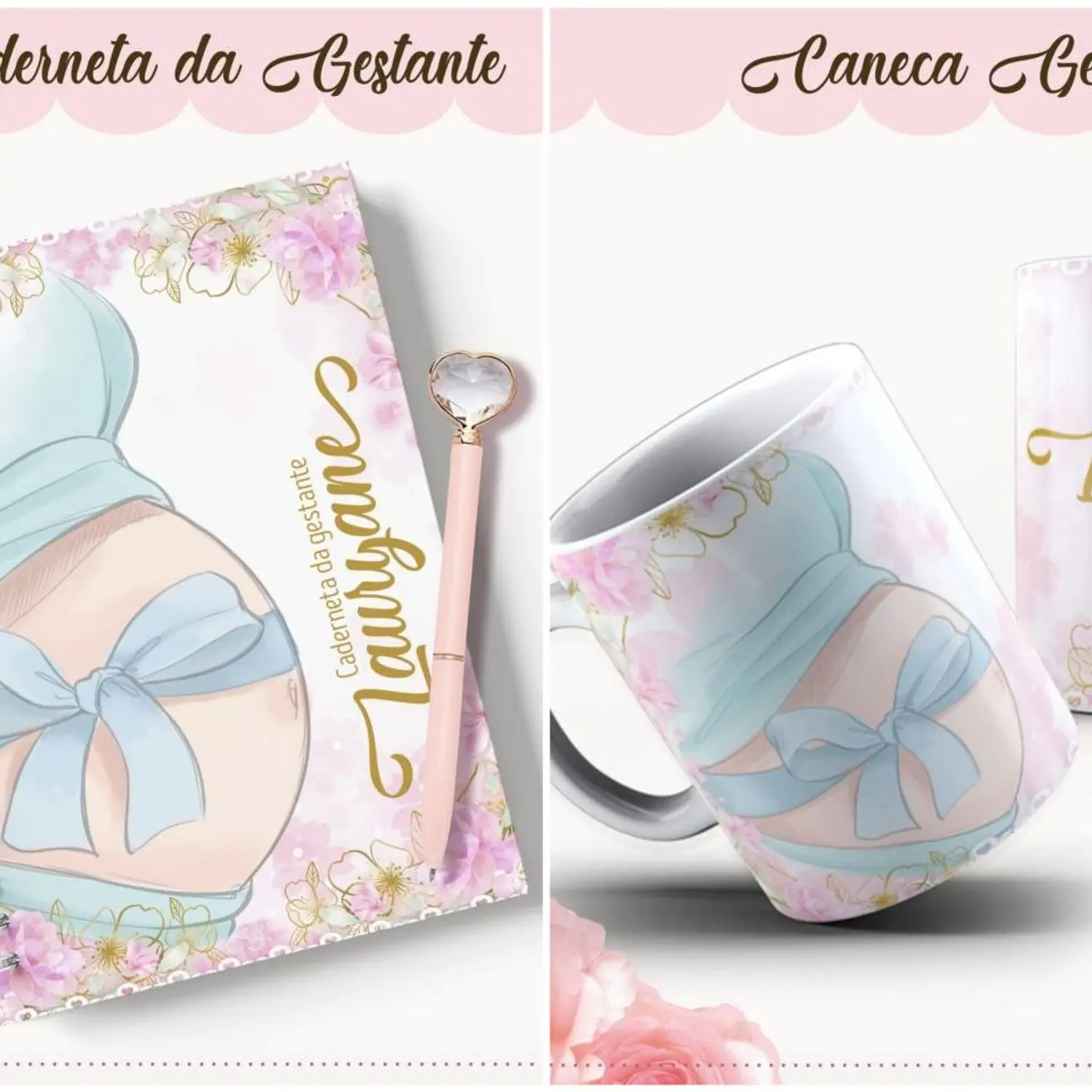 Encadernação Kit Caderneta Da Gestante - Lina Criativa 7