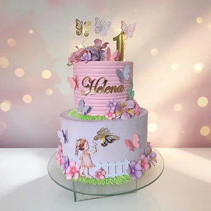 Arquivo Topo Jardim Luxo Com Boneca Flores Realistas