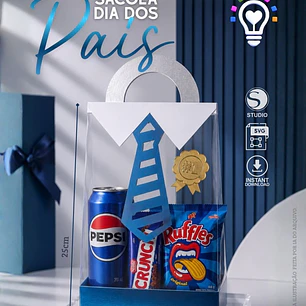 Arquivo Sacola Acetato Azul - Dia Dos País - Studio - Criar bv