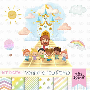 Kit Digital Venha O Teu Reino + Itens Imprimível