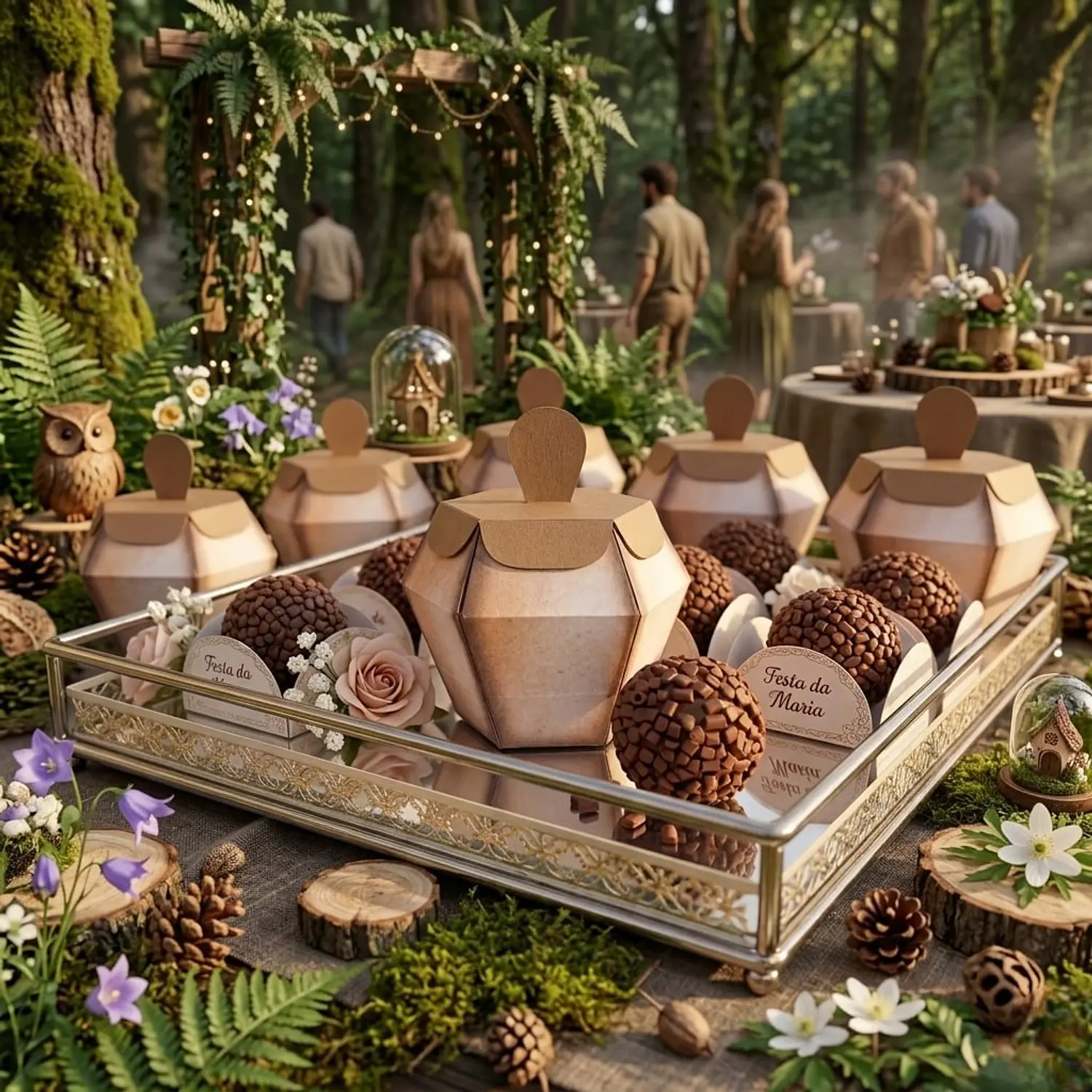 Arquivo Forminha Noz - Bosque Porta Docinho - Pdf e Studio 2