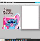 Arquivo Topo Stitch Chiclete Happy Birthday - Thumbnail 2