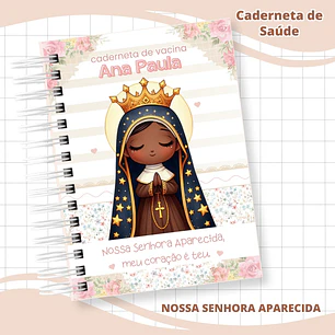 Encadernação Caderneta Nossa Senhora Aparecida