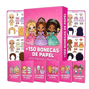 Arquivo Pack Bonecas De Papel - Pdf