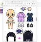 Arquivo Pack Bonecas De Papel - Pdf - Thumbnail 9