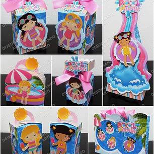 Arquivo Pool Party Menina - Desenhando arts