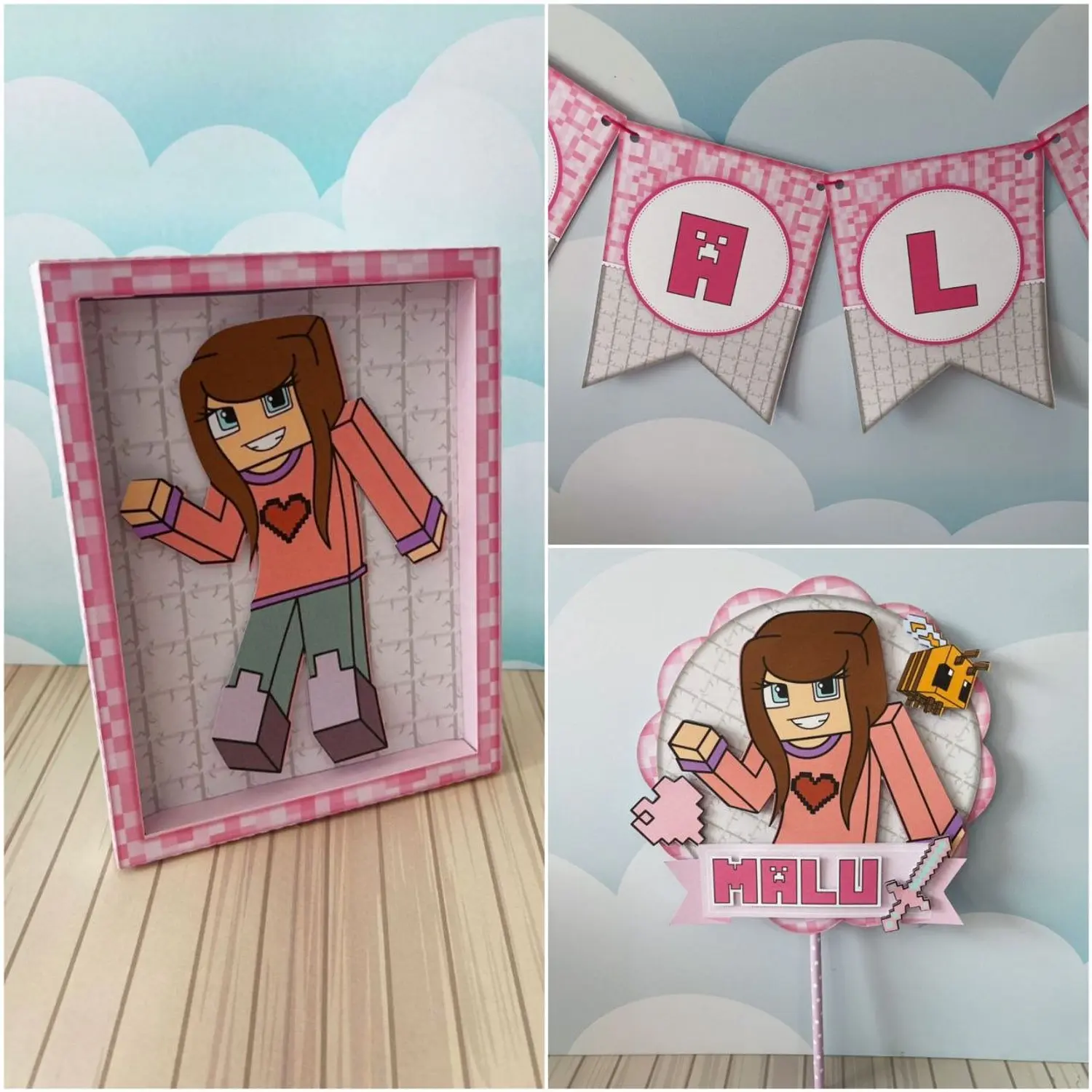 Arquivo Minecraft Menina - Lina Criativa 3