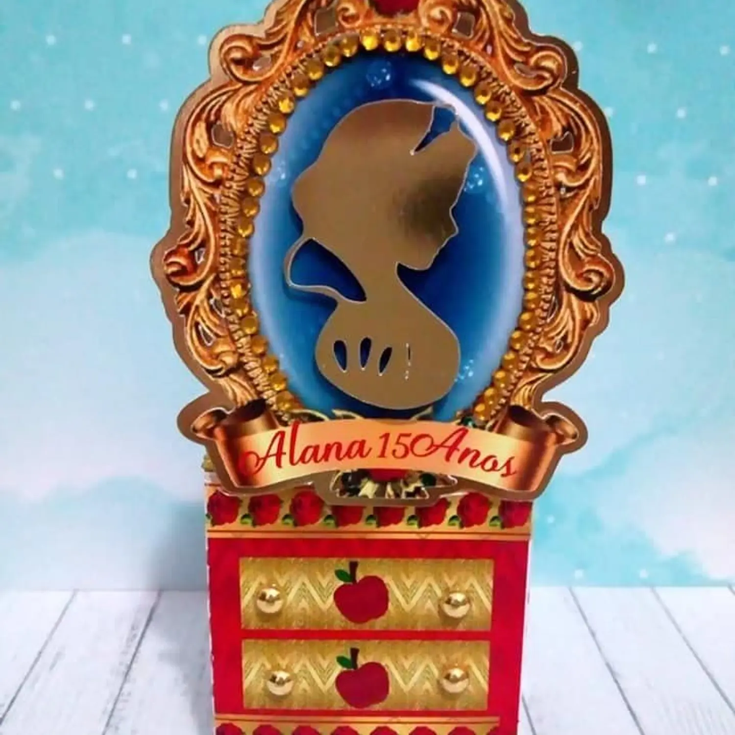 Arquivo Branca De Neve - Versão Silhueta Lamicote De Luxo 6