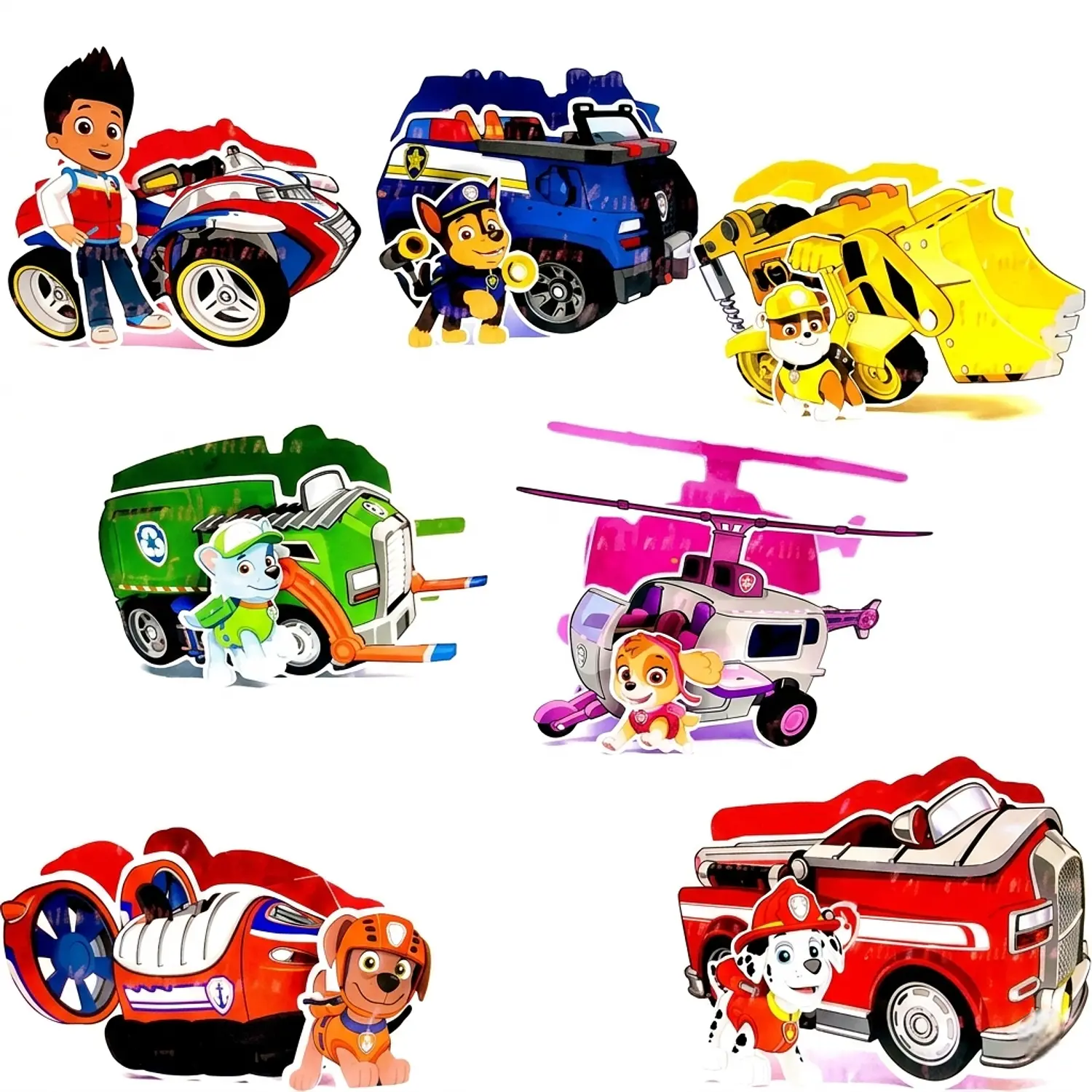 Arquivo Kit 7 Caixas Carrinhos Patrulha Canina - Pdf e Studio 1