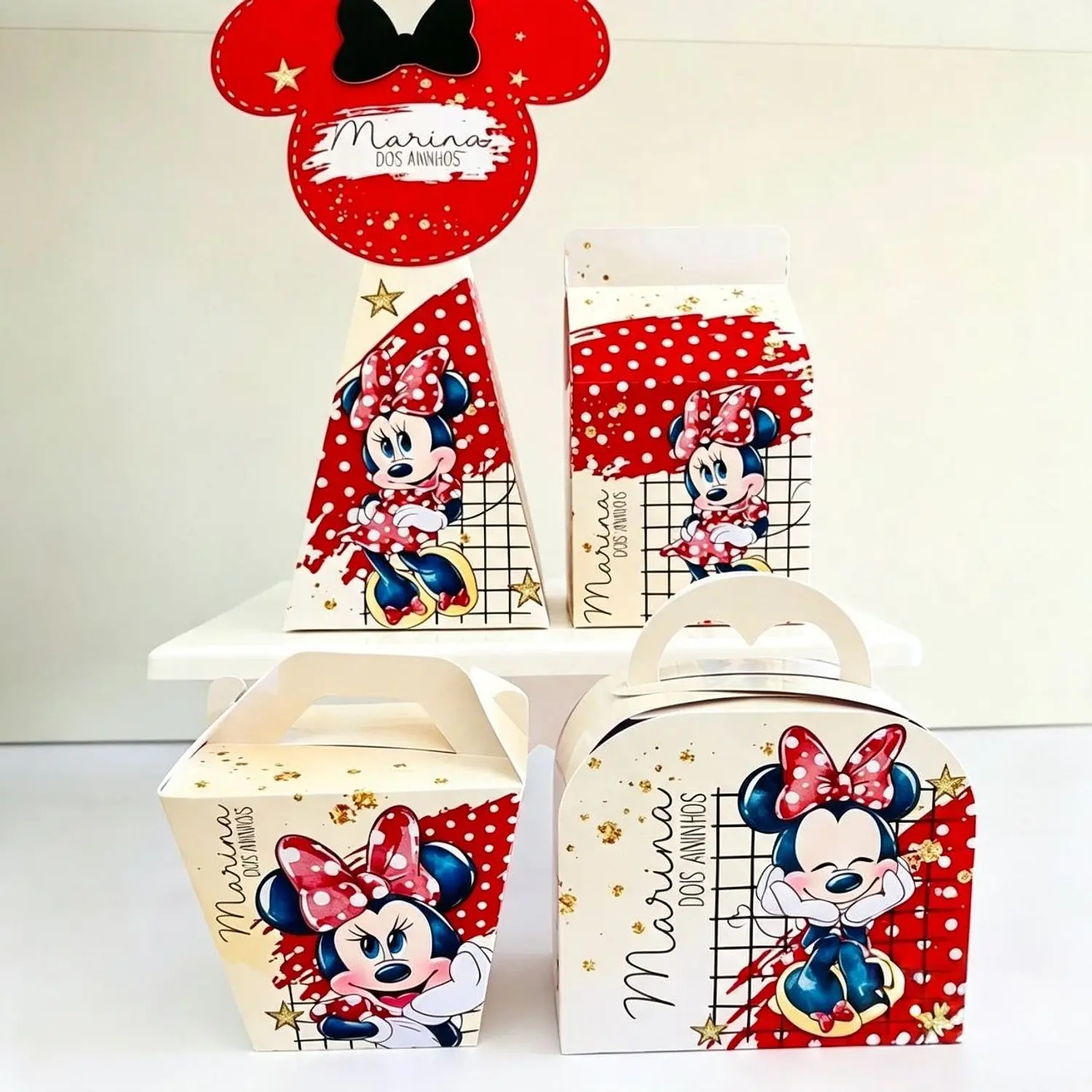 Arquivo Minnie Vermelha Aquarela - Pdf e Studio 1