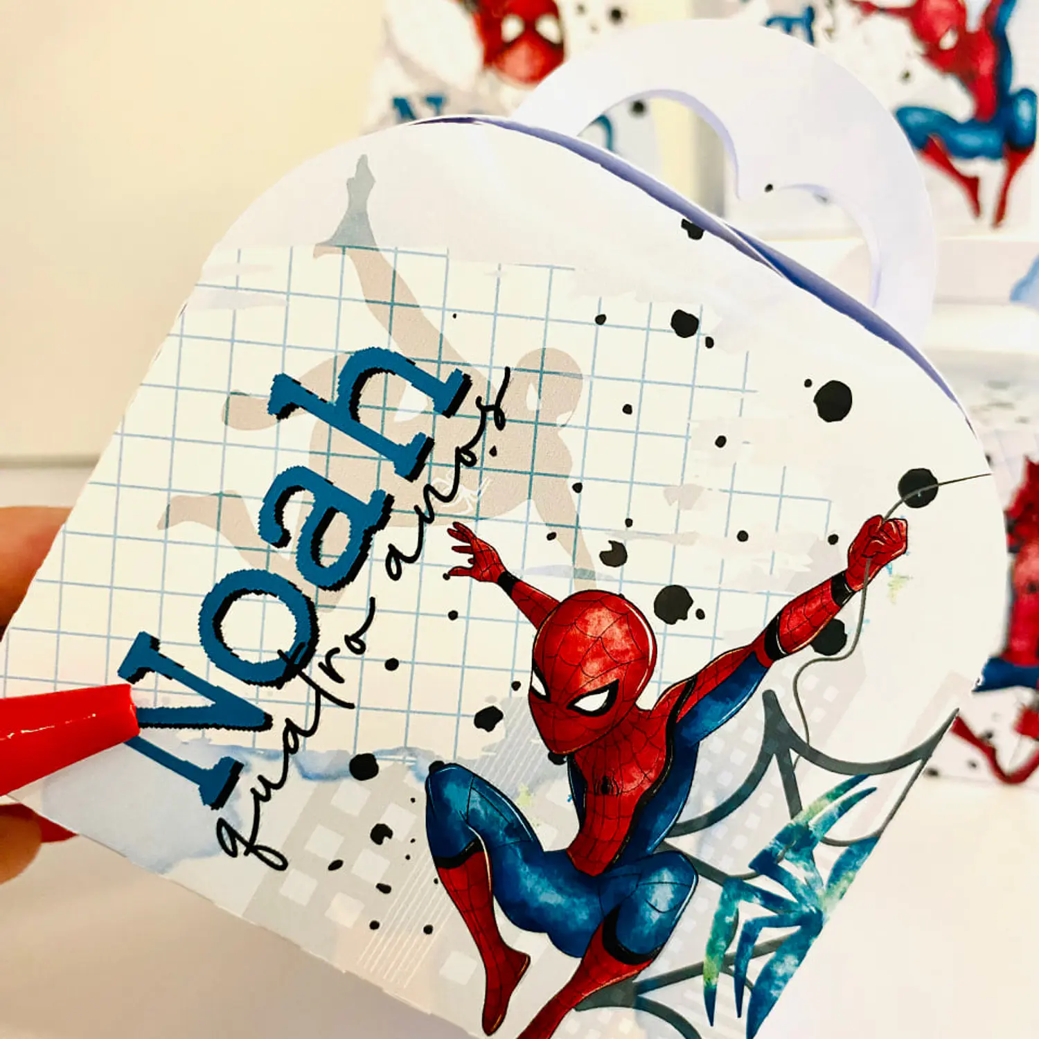 Arquivo Homem Aranha Aquarela - Pdf e Studio 5