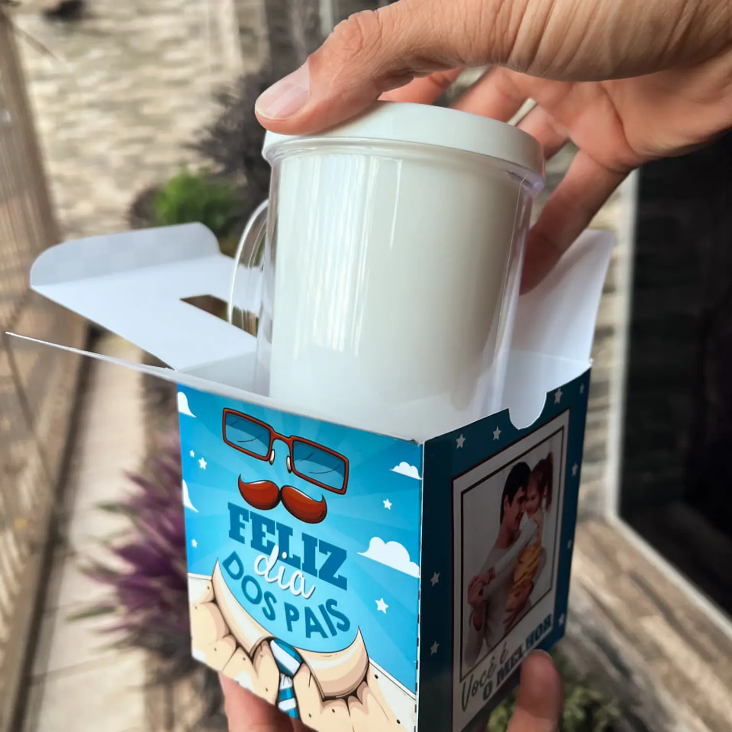 Arquivo Caixa Box Para Caneca Dia Dos Pais - Pdf e Studio 2