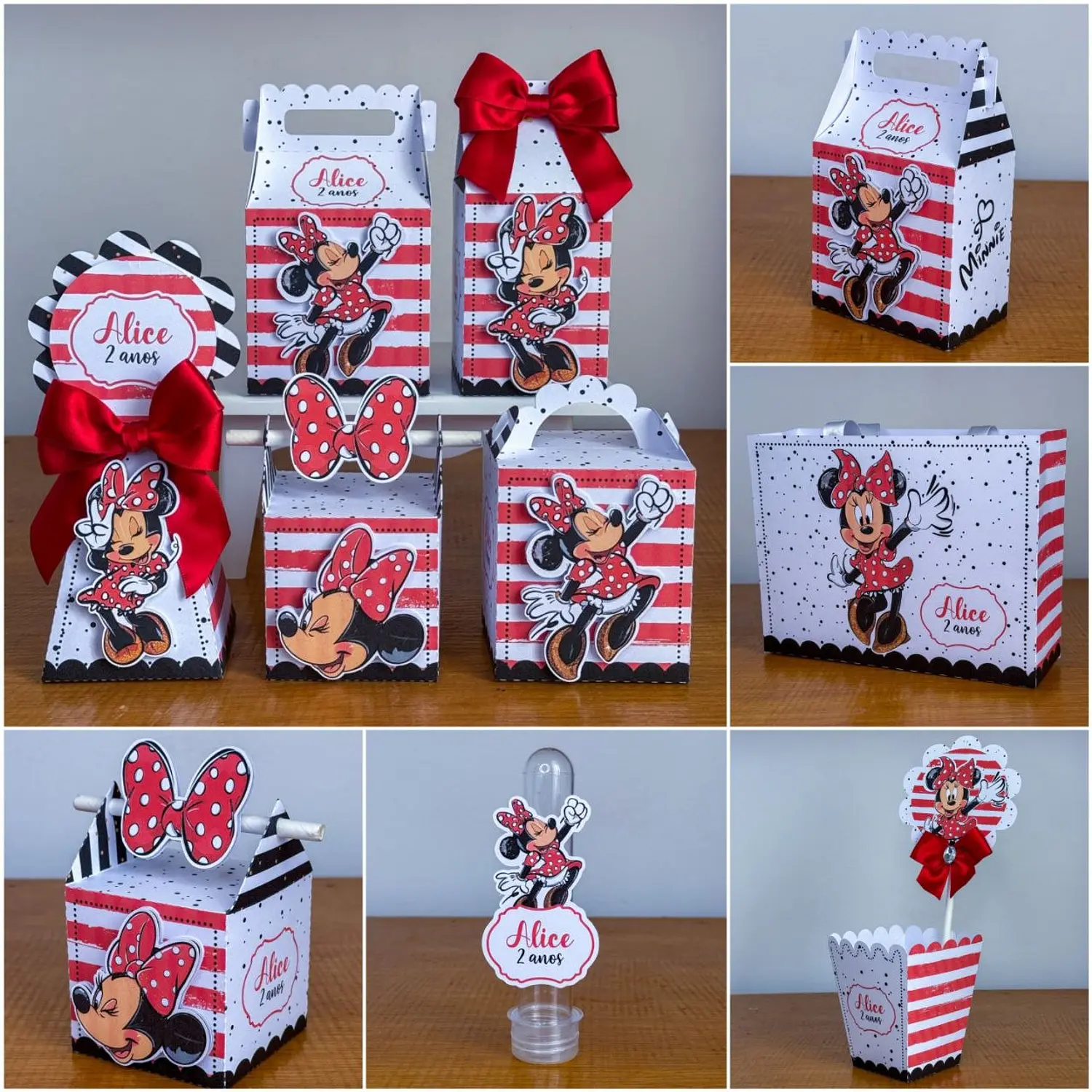 Arquivo Minnie Vermelha Listras Clássicas - Pdf e Studio 17