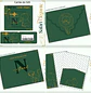 Encadernação Kit Caderneta Safari Verde Elegante - Thumbnail 5