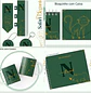 Encadernação Kit Caderneta Safari Verde Elegante - Thumbnail 6