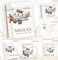 Encadernação Kit Caderneta Avião Cute - Pamella Vieira   - Thumbnail 7