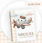 Encadernação Kit Caderneta Avião Cute - Pamella Vieira   - Thumbnail 3