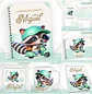 Encadernação Kit Caderneta Guaxinim Motoboy - Pamella Vieira - Thumbnail 2