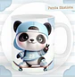Encadernação Kit Caderneta Panda Skatista - Pamella Vieira - thumbnail 6