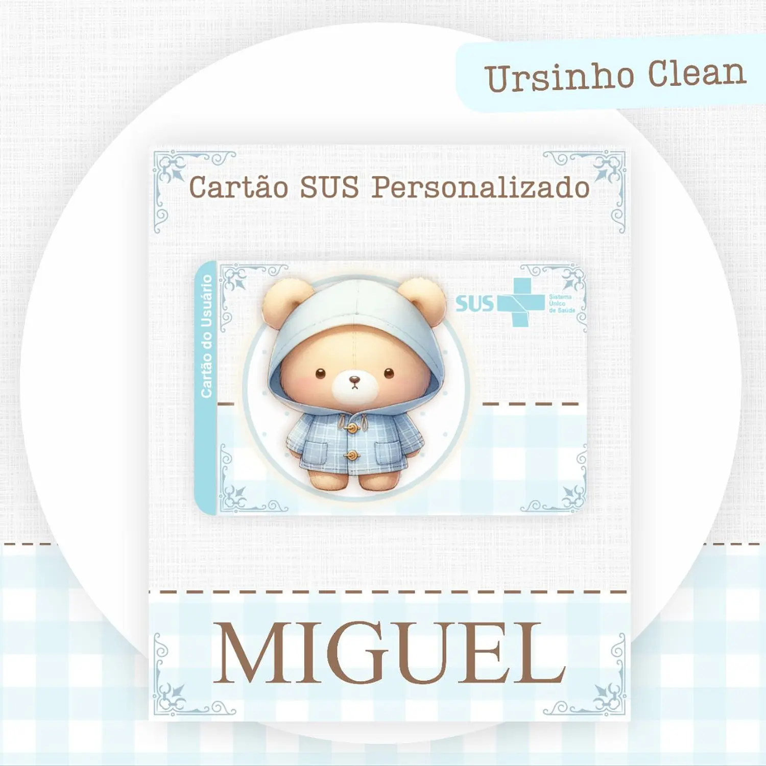 Encadernação Kit Caderneta Ursinho Clean - Pamella Vieira 4