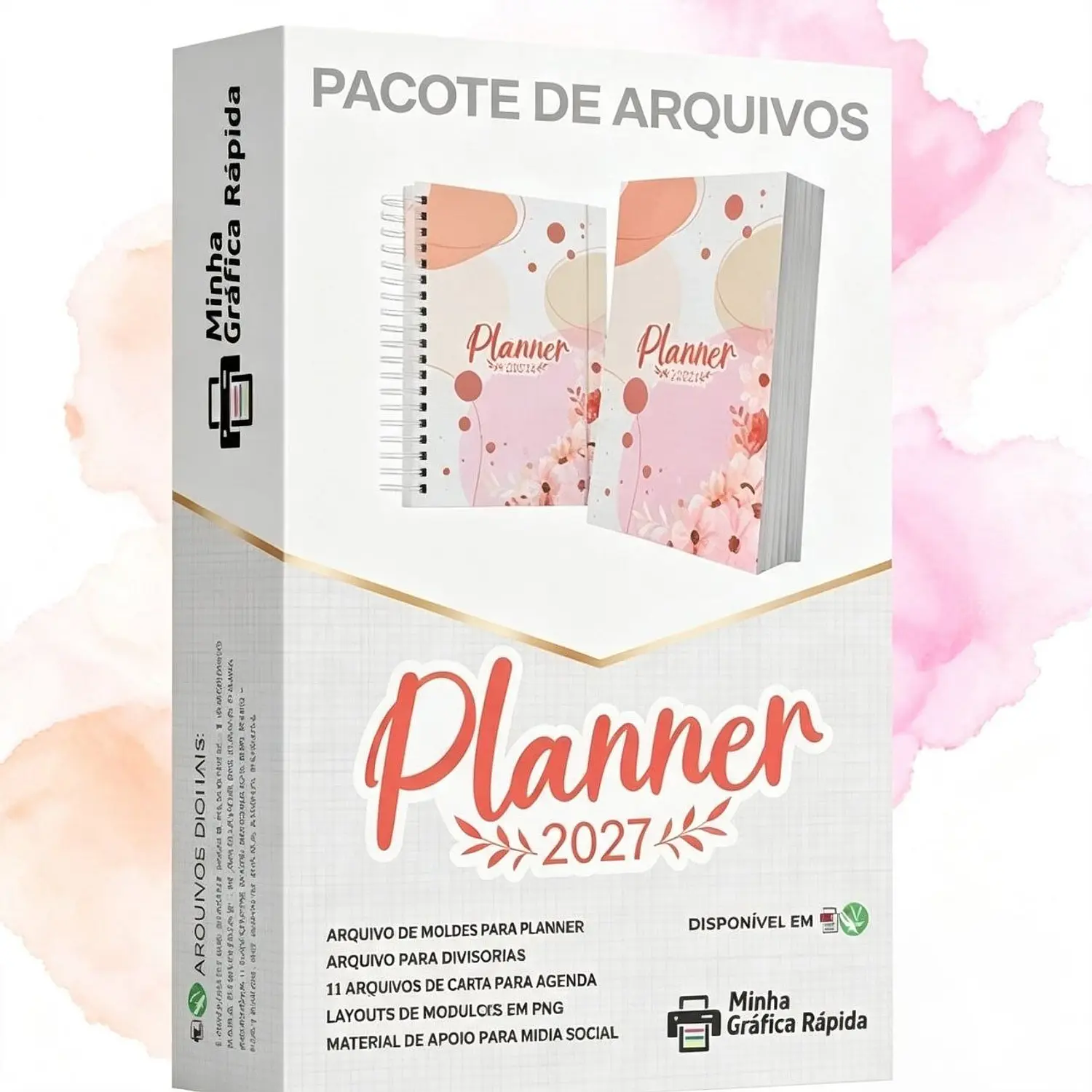 Encadernação Pacote Planner 2027 1