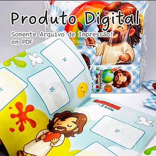 Arquivo Digital Álbum De Figurinhas Jesus - PDF - Tudinho de Biquinho
