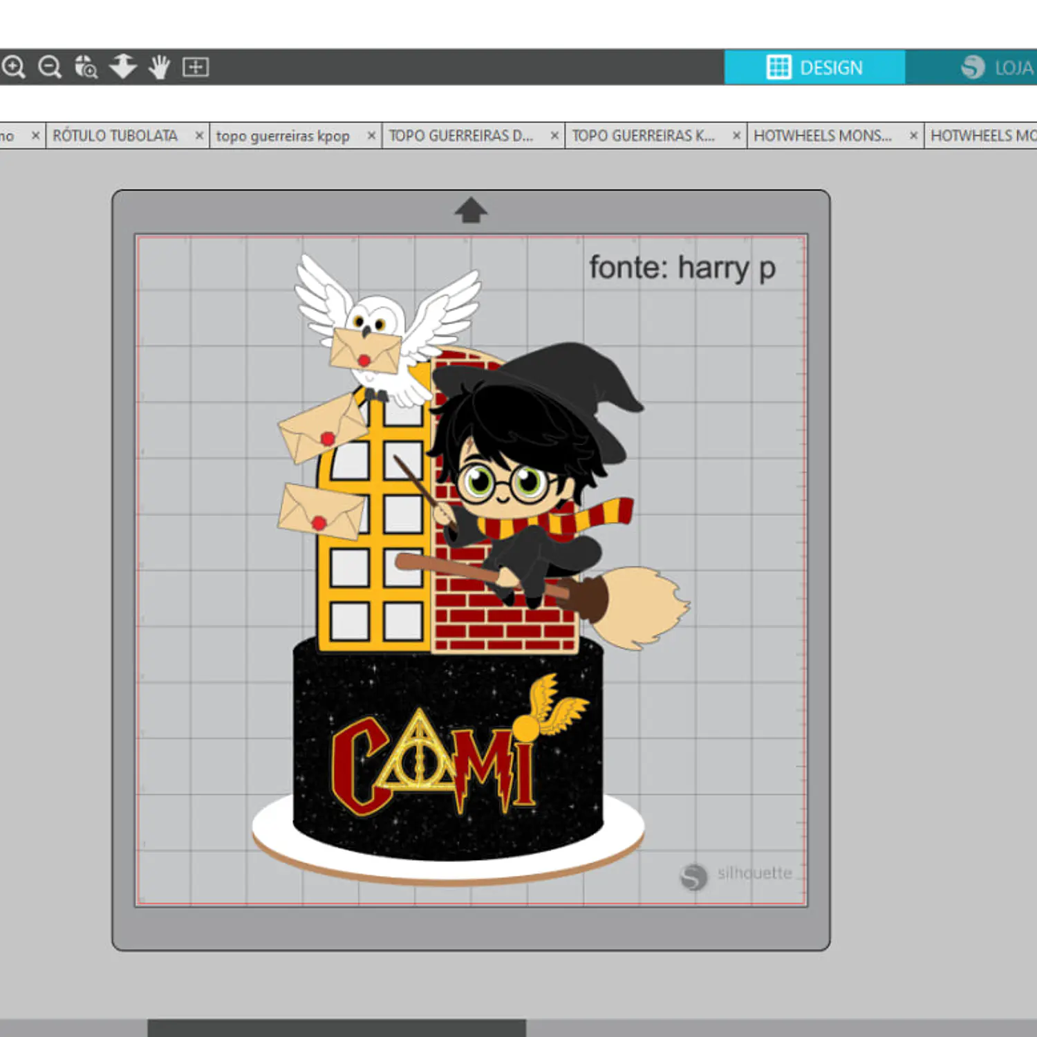 Arquivo Topo Harry Potter Em Camadas - Studio e Svg 2