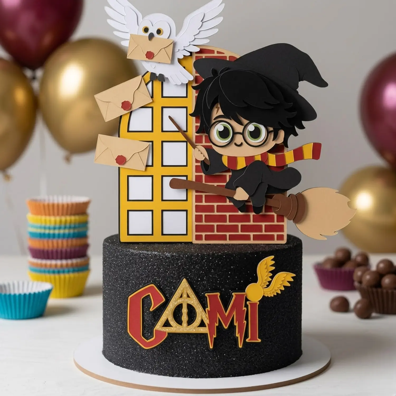 Arquivo Topo Harry Potter Em Camadas - Studio e Svg 1