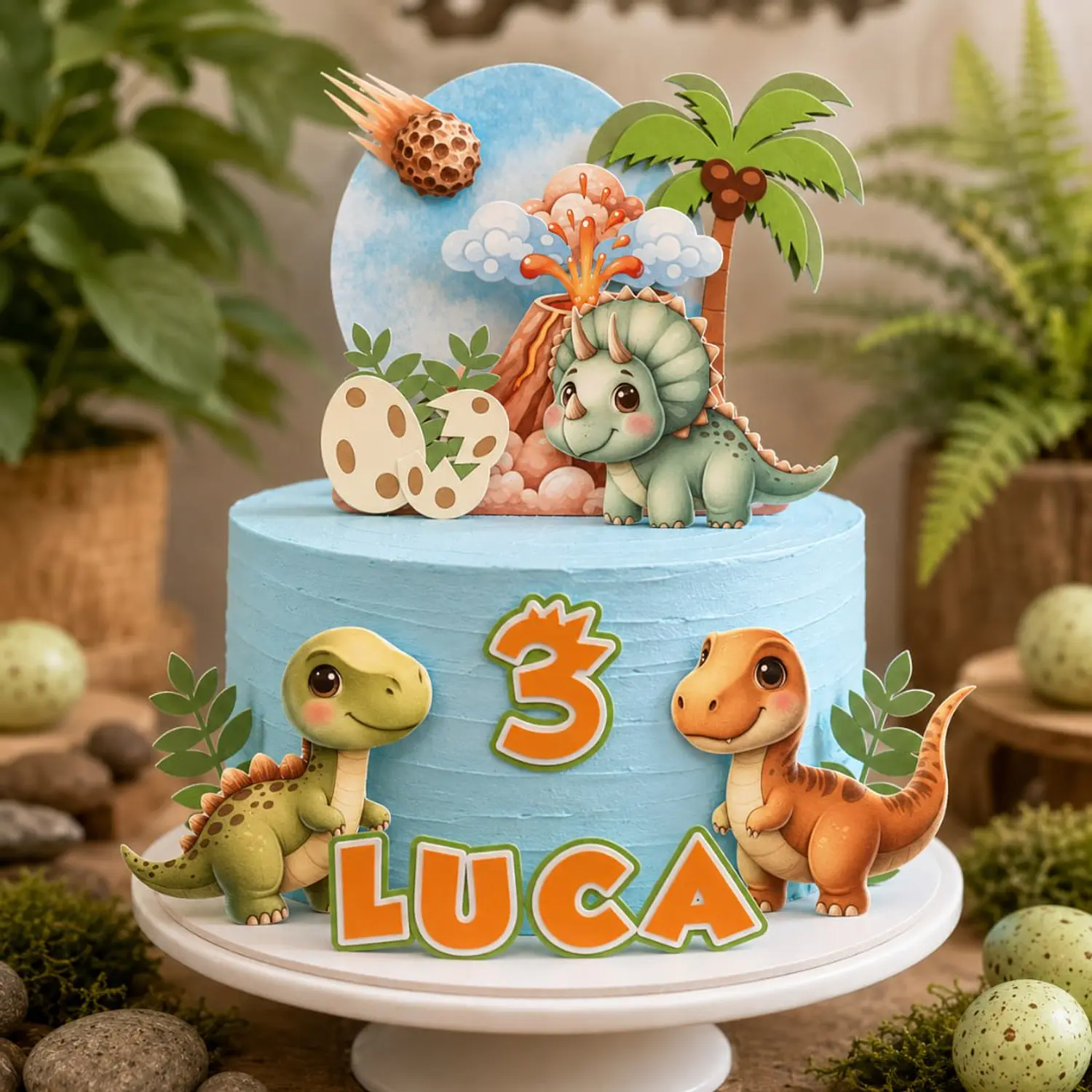 Arquivo Topo Dinossauros Cute - Pdf e Studio 1