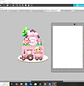 Arquivo Topo Fazendinha Criação Trator Rosa Vintage - Pdf e Studio - Thumbnail 2