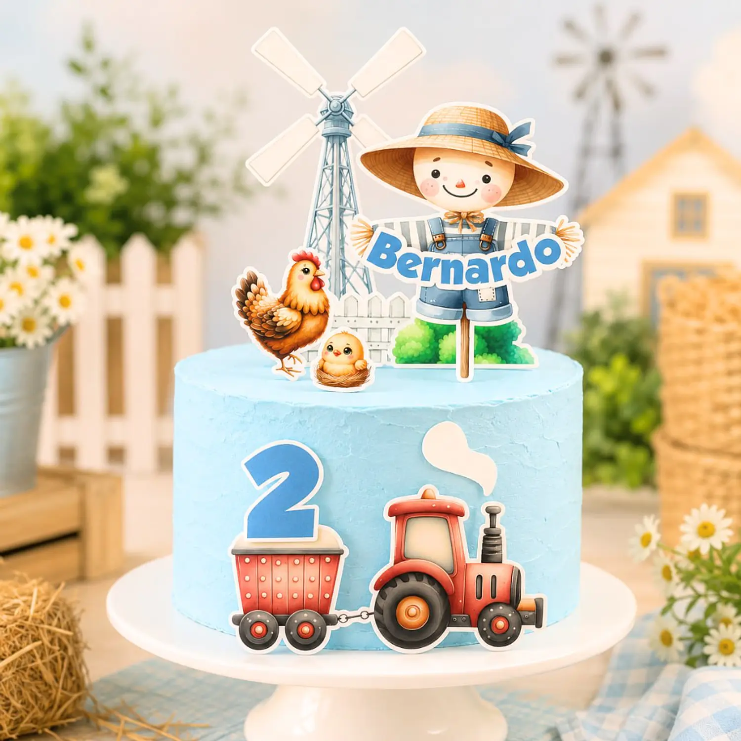 Arquivo Fazendinha Rosa Criação Menina Vintage Clean - Pdf e Studio