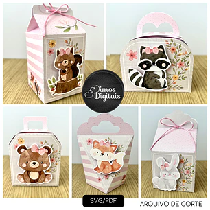 Arquivo Bosque Encantado Menina - Pdf e Svg - Mimos Digitais