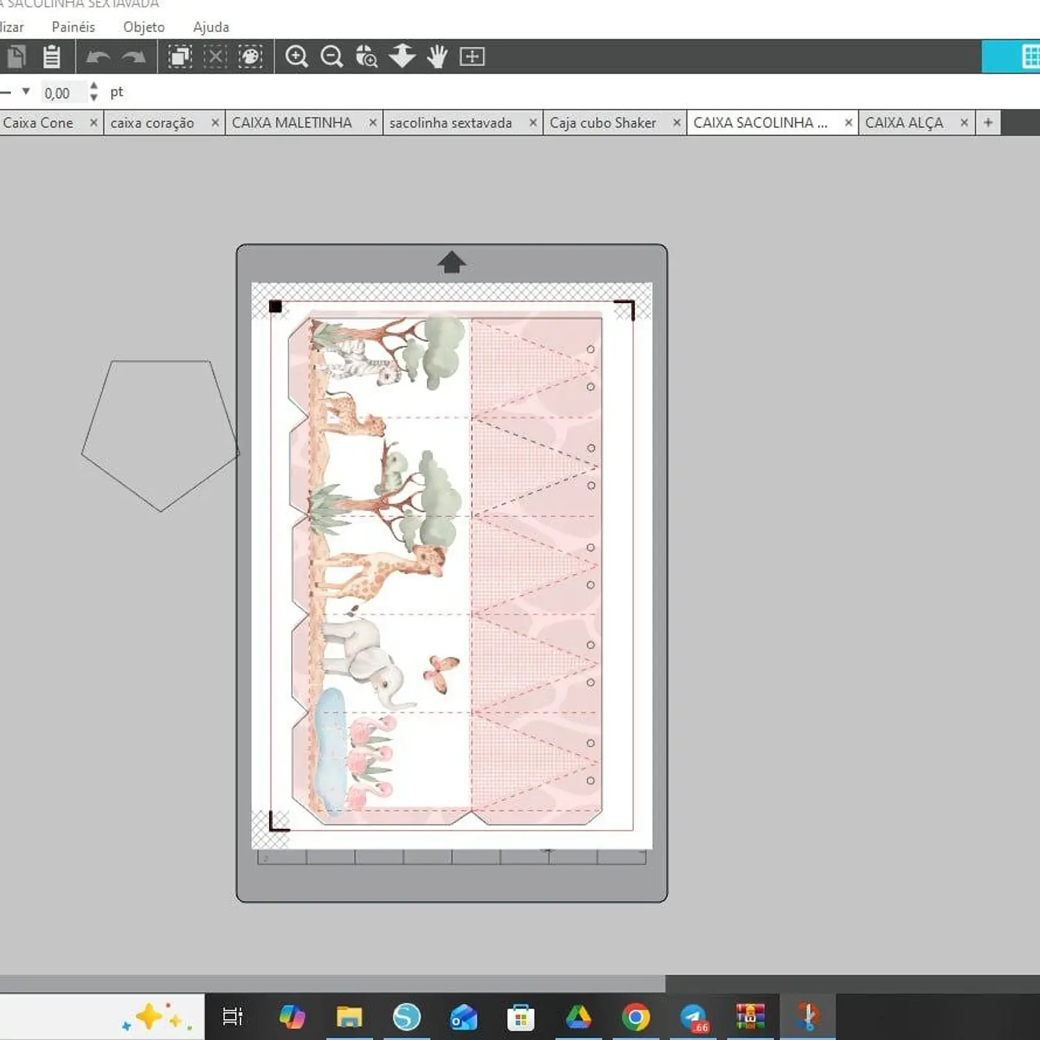 Arquivo Safari Menina Rose Clean - Pdf e Studio 2
