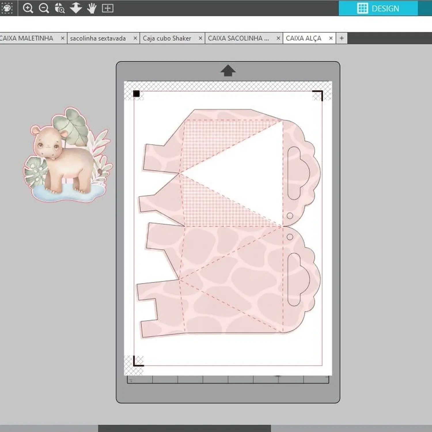 Arquivo Safari Menina Rose Clean - Pdf e Studio 3