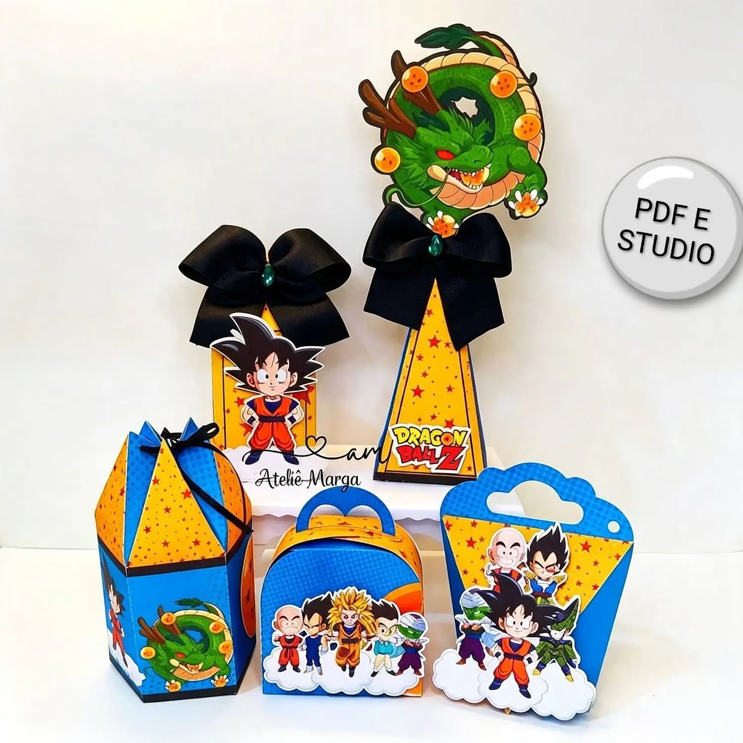 Arquivo Dragon Ball Z - Pdf e Studio - Ateliê Marga