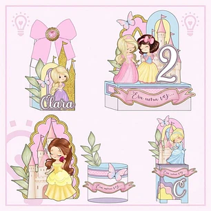 Arquivo Princesas Disney Cute - Pdf e Studio - Criar bv